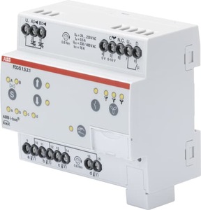 FCC/S1.5.2.1 Fan Coil Controller, 2 x PWM, 0-10 V, Manual Operation, MDRC