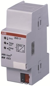 KNX Meter Interface Module, REG for ABB energy meters types DELTAplus, DELTAsingle, ODIN or ODINsingle