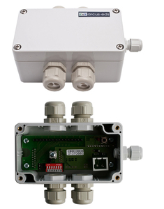 KNX S8-Mess- und Regeleinheit fur den Anschluss von bis zu 8 externen Sensoren (PT1000), AP, IP5465, Temperaturbereich: -30...+180^0C