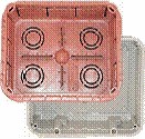 Einbau- / Hohlwanddose für Gerätemontage ETS6C 
