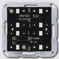 Universal push-button module with integrated BCU, 2-gang