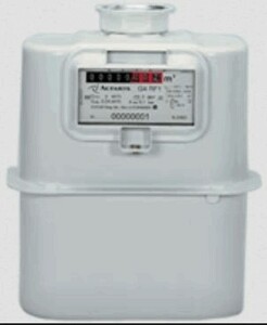 Itron Gas meter,  external surfacemounting enclosure.0,04 - 6 m³/h single tube