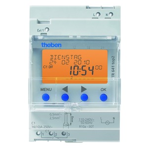 Digital time switch with yearly and astronomical time program