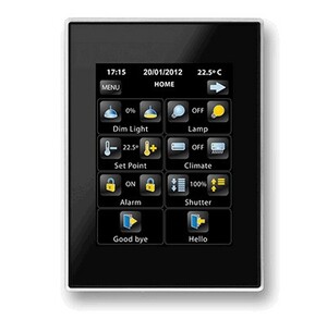 Zennio KNX Z41 Color Touch-Panel mit 4,1`` LCD - schwarz